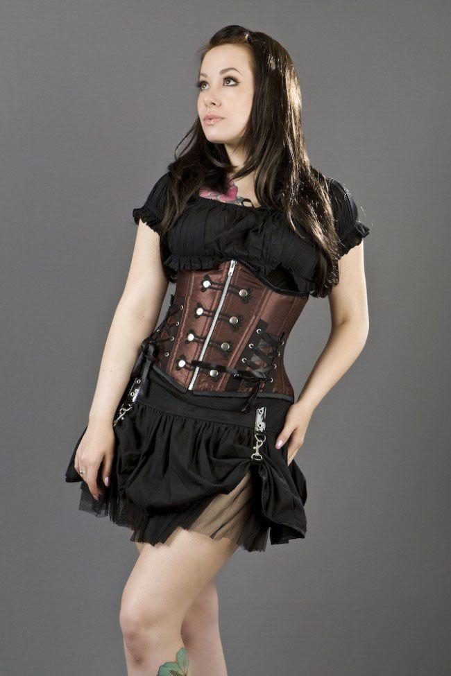 Cincher Corset - Black Satin