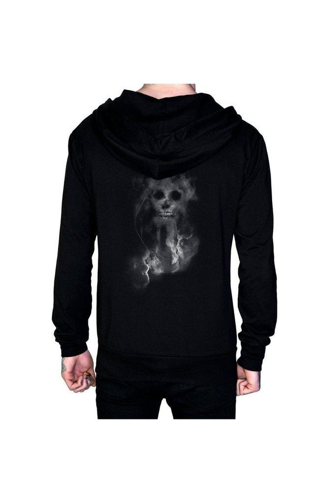 mens thin black hoodie