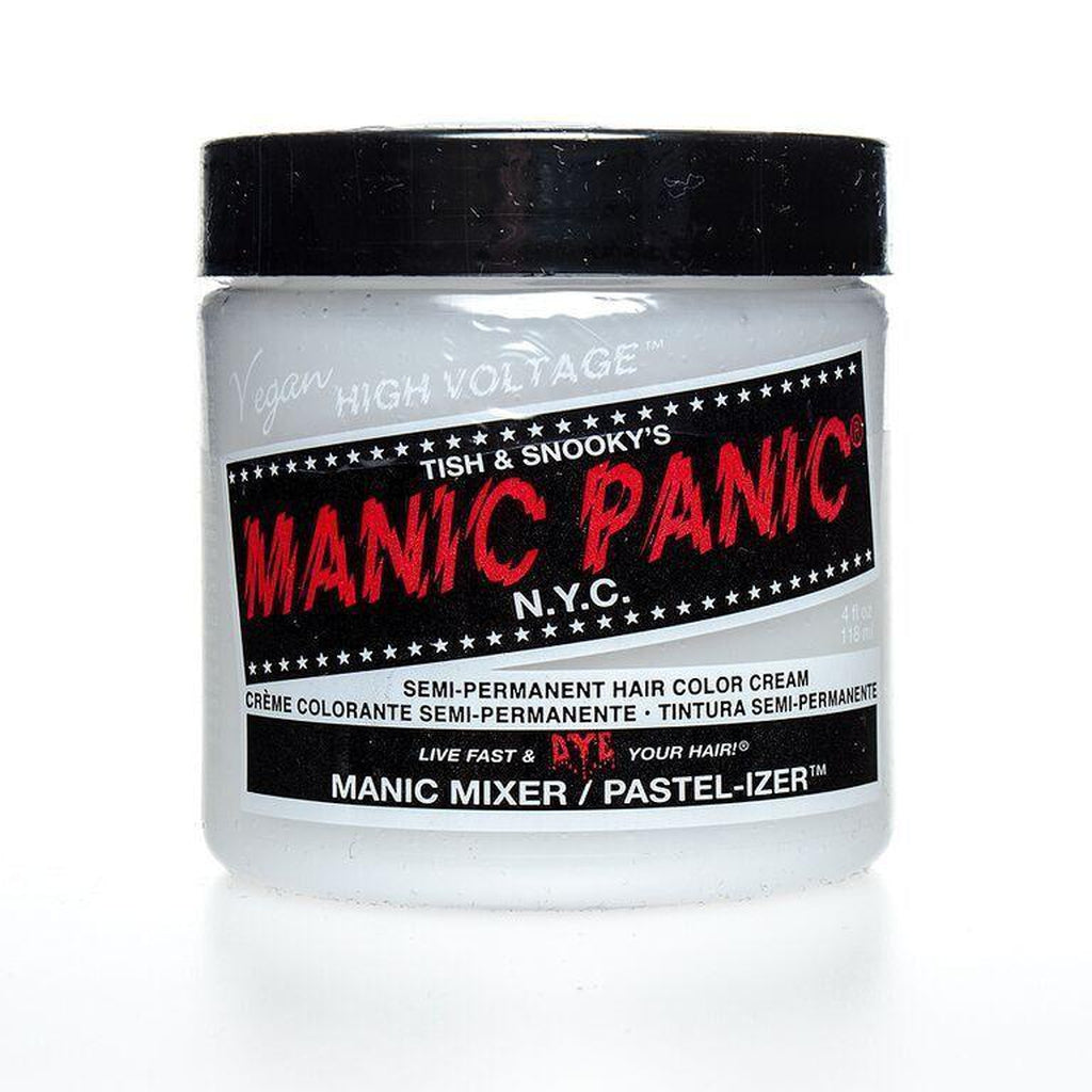 MANIC PANIC Raven Black Dye Hard Temporary Hair Color Styling Gel