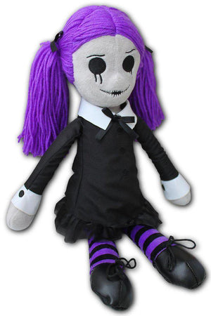 Viola - The Goth Rag Doll - Collectable Soft Plush Doll-Spiral-Dark Fashion Clothing