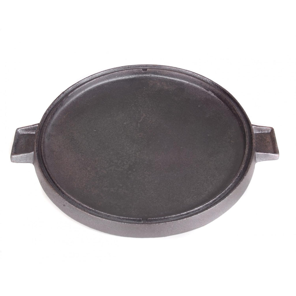 Seasoned Round Reversible Cast Iron Griddle Bayou Classic Depot