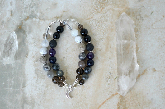 Lady Luna - Moon Double Wrap Bracelet – Moxie Malas