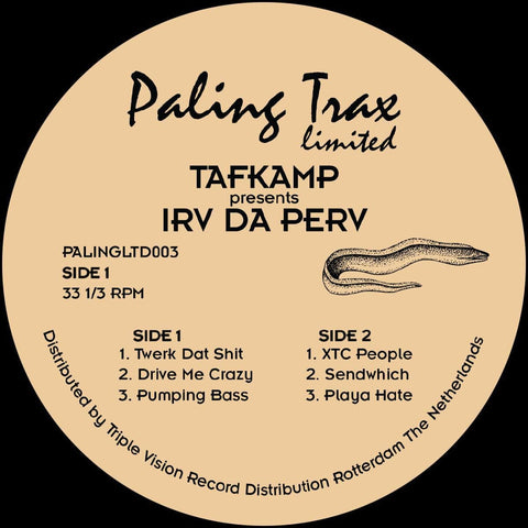 Tafkamp pres... Irv Da Perv - 'The Most Wanted Digital Dubplates Vol. 2' Vinyl (PRE-ORDER) - Vinyl Record