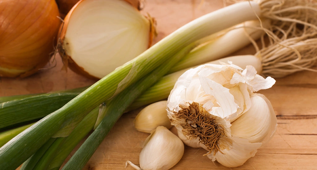alliums - garlic and onions