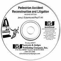 Pedestrian Accident Reconstruction And Litigation Second Edition Cd Lawyers Amp Judges