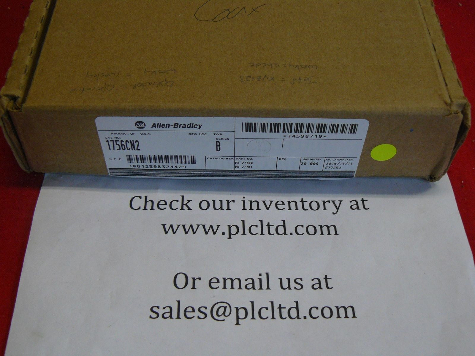 1756CN2 BRAND NEW! SERIES B ControlLogix 1756-CN2 ALLEN BRADLEY