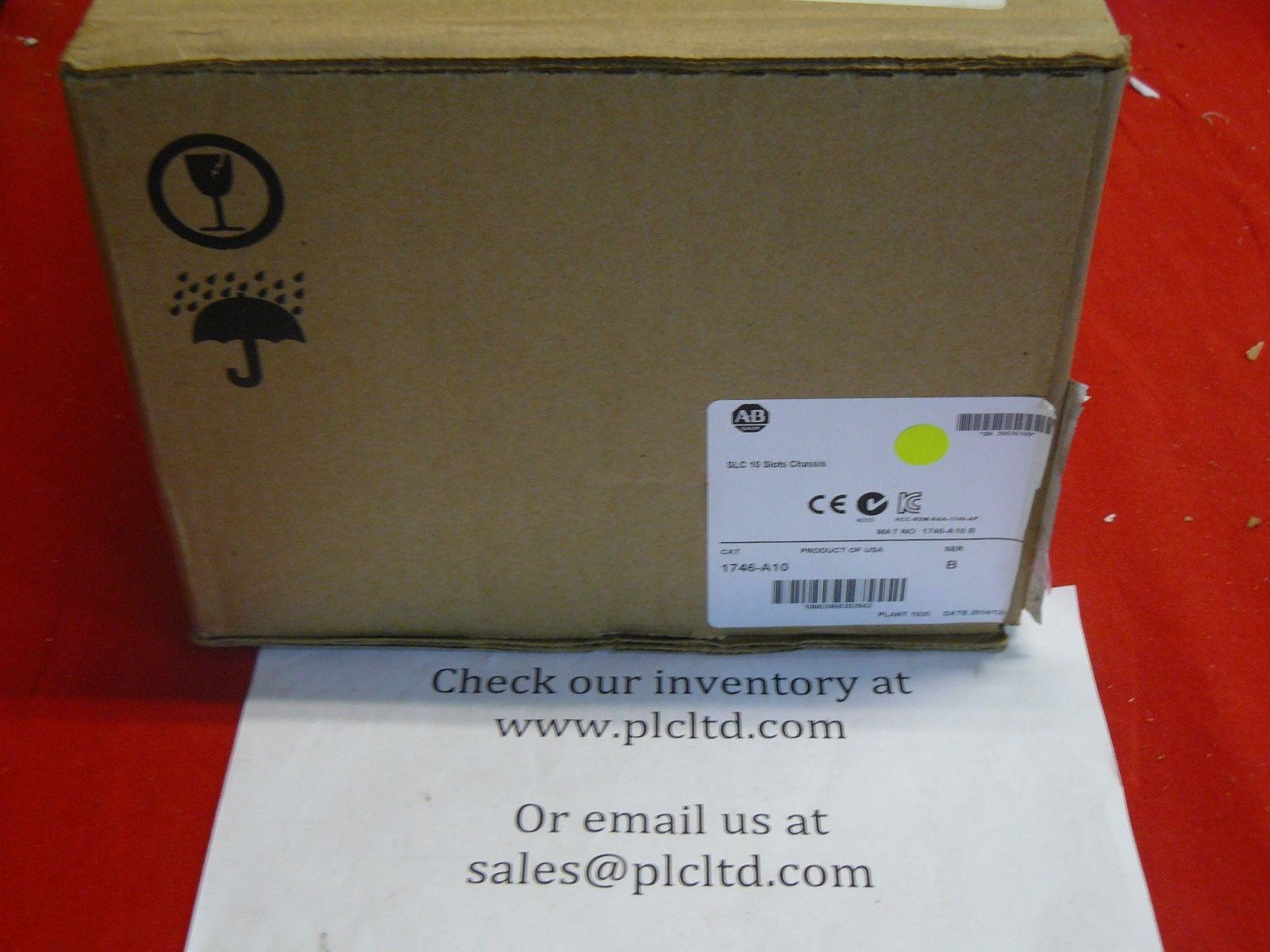 1746A10 BRAND NEW! Allen Bradley SLC 500 10 Rack Chassis 1746-A10