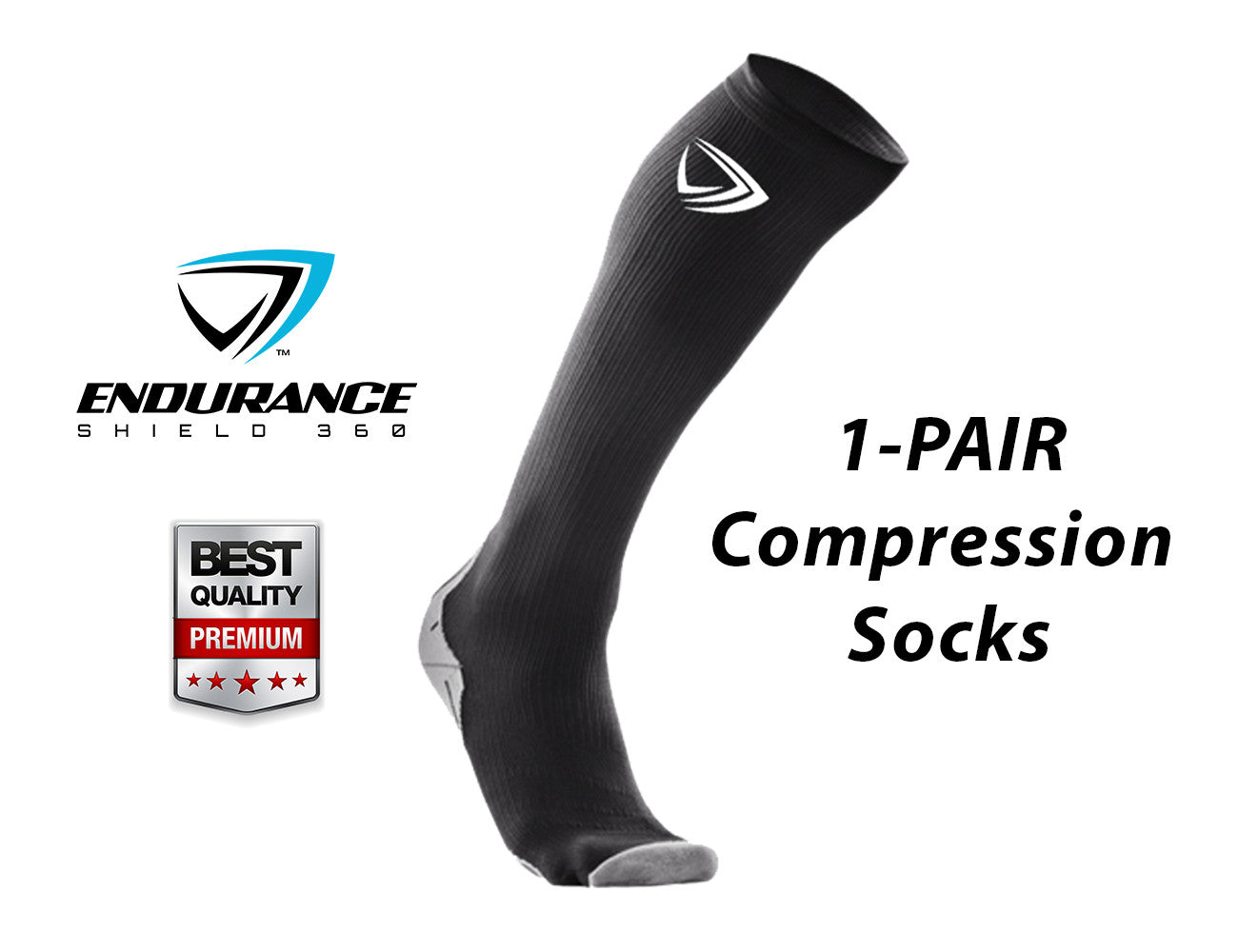 Leg Compression Socks (2 pcs) Shield 360