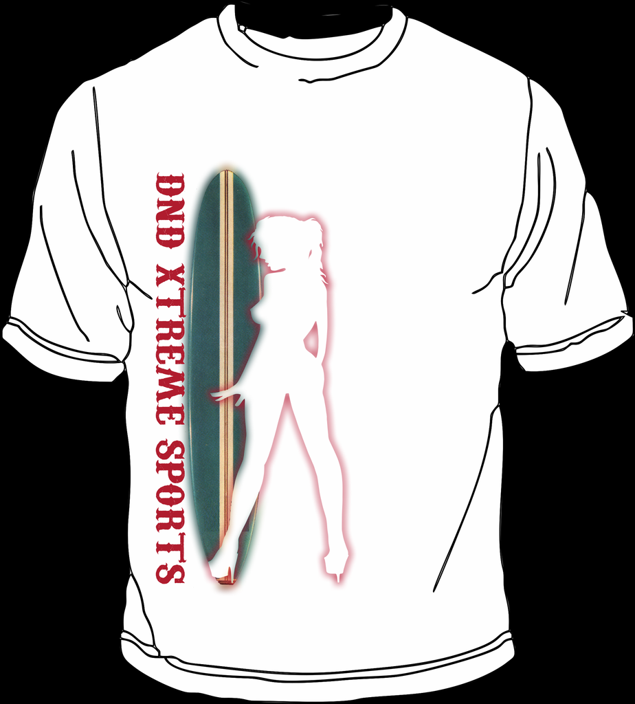 Surfer Chick With Board Dnd Xtreme 1448