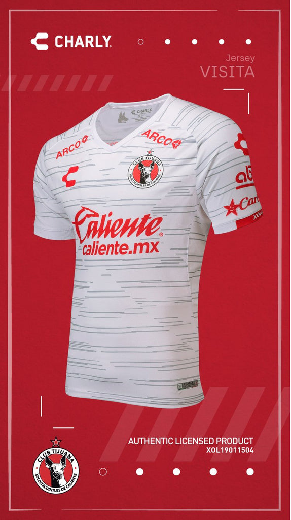 Charly Official Xolos de Tijuana Home Jersey 2019/2020 Season.