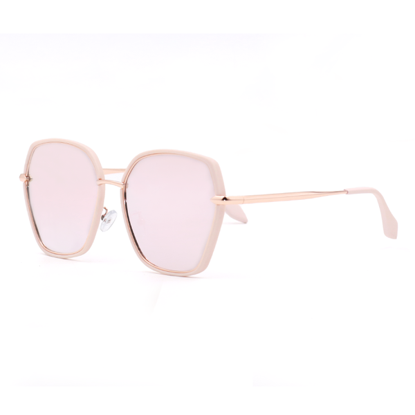 Maya Rose Gold Oval Sustainable Sunglasses – TopFoxx