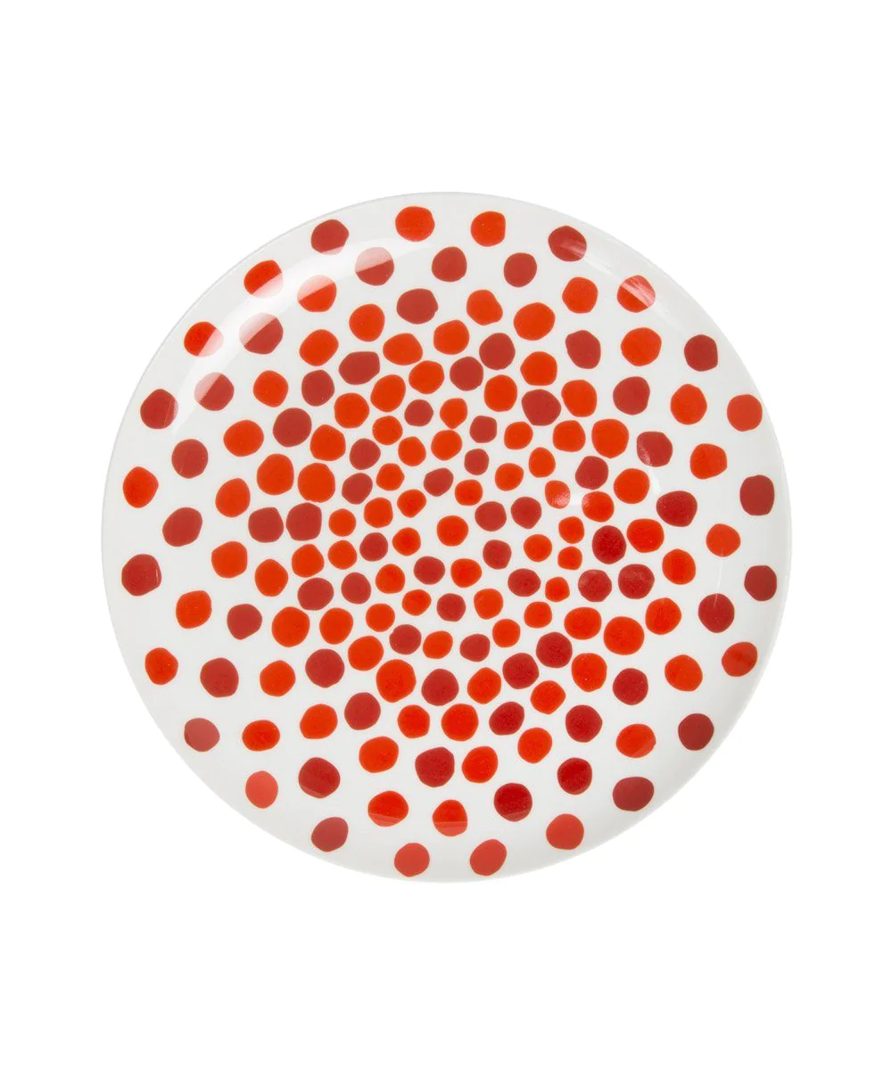 Fine Bone China Plate: Red Dots x Louise Bourgeois – Heide Shop