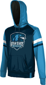 Utah State University Eastern: Men's Pullover Hoodie - Old School