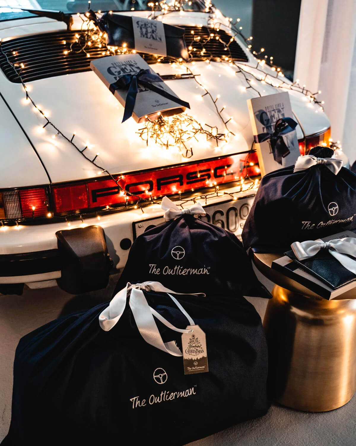 Classic Porsche 911 and The Outlierman Christmas gifts