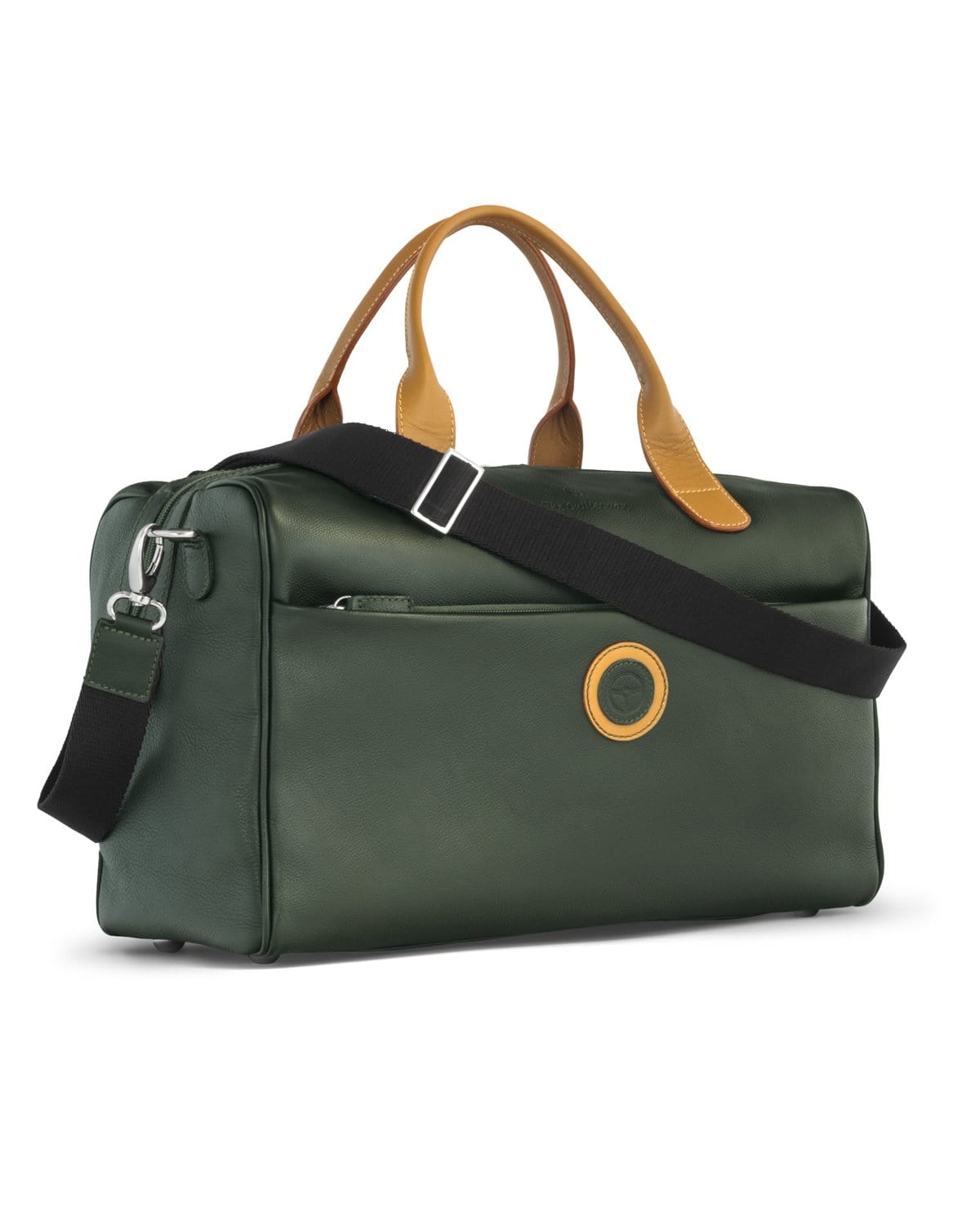 Globetrotter - Full-grain Leather Duffle Bag - British Green/Tan – THE ...