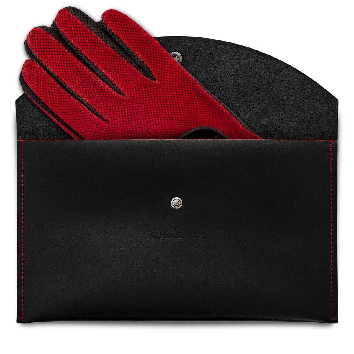 Bad One - Perforated Suede Driving Gloves - Red/Black – THE OUTLIERMAN