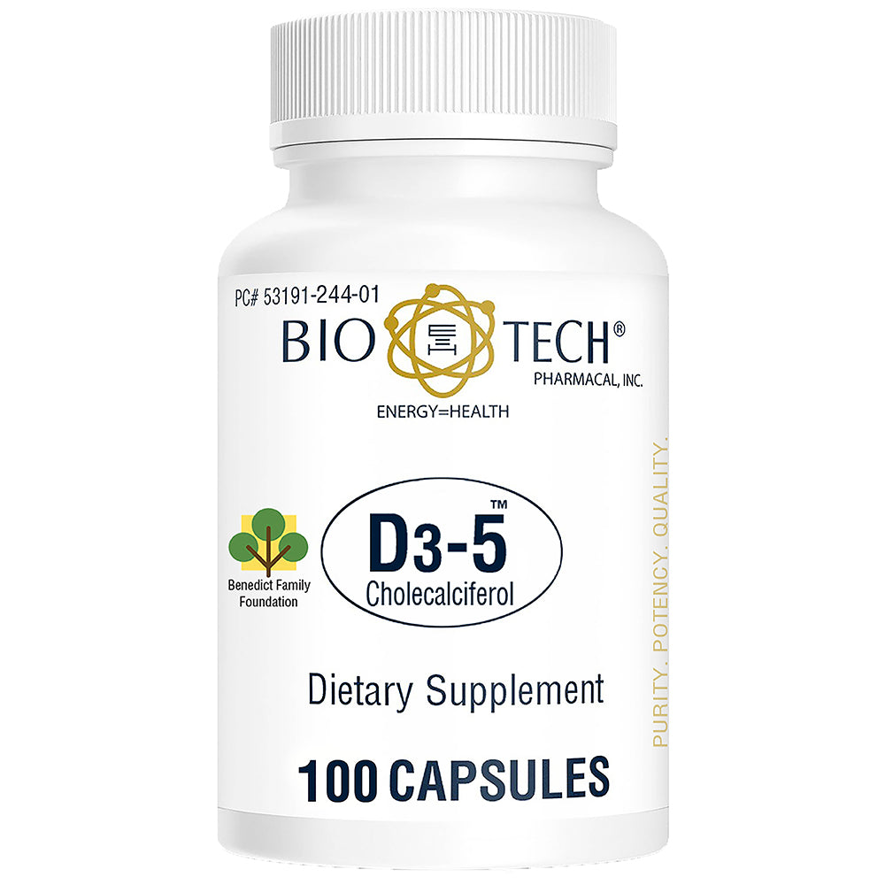 D3-5 (5000 Vitamin D3 (Cholecalciferol) – Bio-Tech Pharmacal