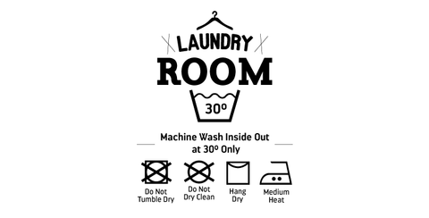 Happy Person Tee - Washing Instructions