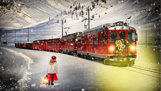 The Story Of The Christmas Train - Chocolate & More Delights