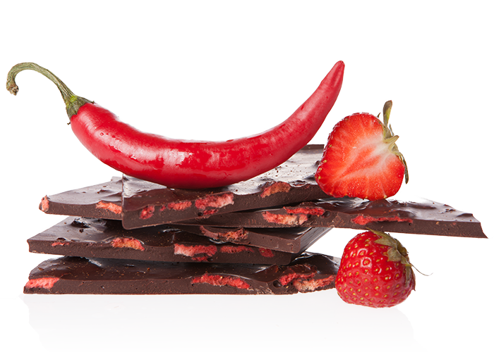 Artisan Dark Chocolate Strawberry &amp; Chili – Chocolate &amp; More Delights