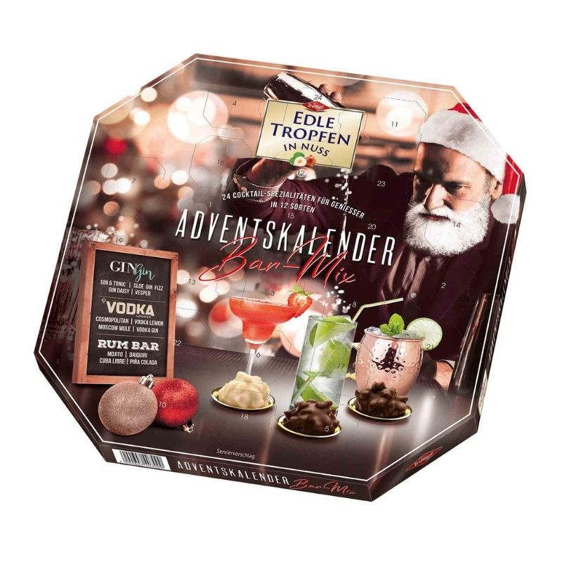 Advent Calendar Trumpf Liquor Filled Pralines Bar Mix Chocolate