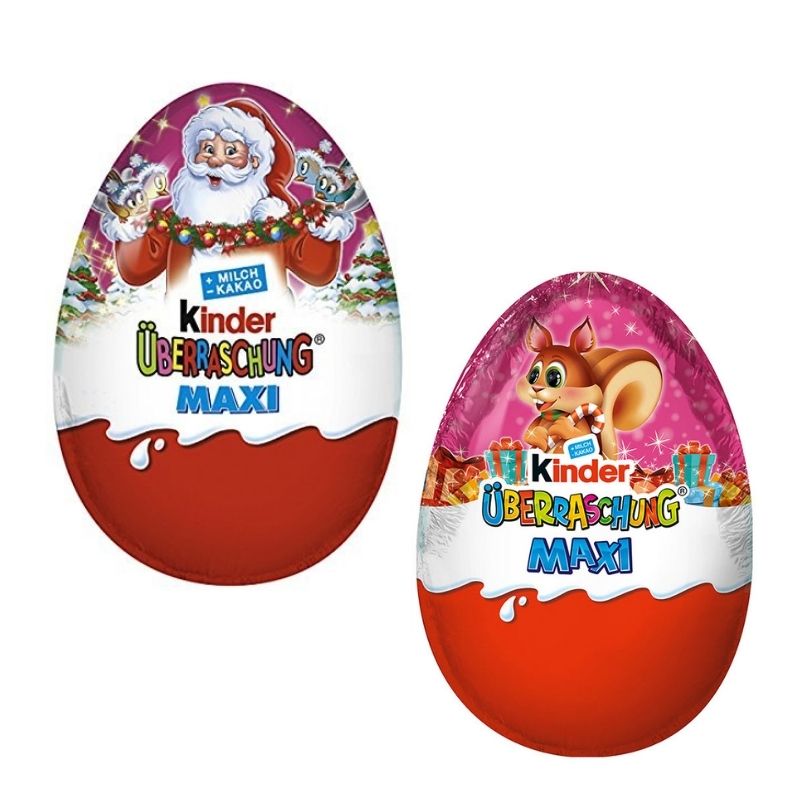 Kinder Surprise Maxi Eggs Girls Christmas Edition – Chocolate & More  Delights