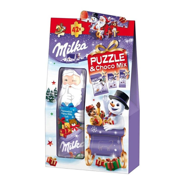 Milka Christmas Puzzle & Choco Mix Chocolate & More Delights