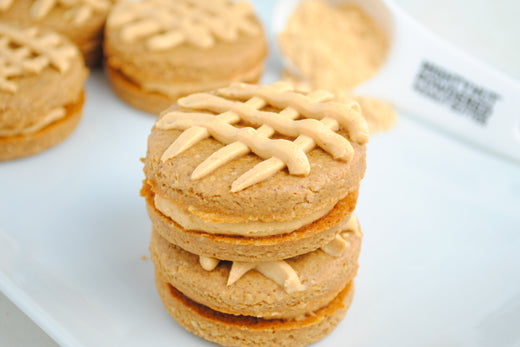 Double Peanut Butter Sandwich Cookies