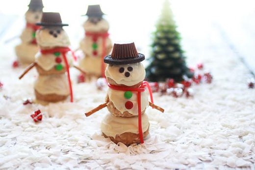 White Chocolate Peanut Butter Coconut Frosty the Snowmen