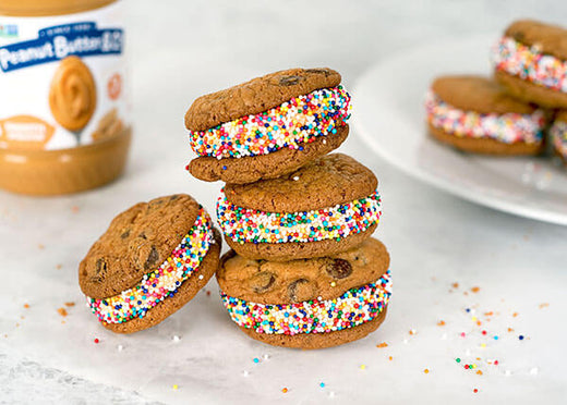 Peanut Butter Chocolate Chip Cookie Sandwiches