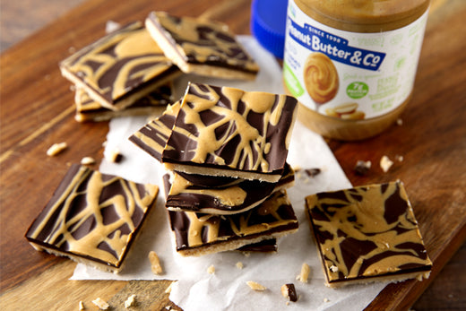 Peanut Butter Swirl Toffee