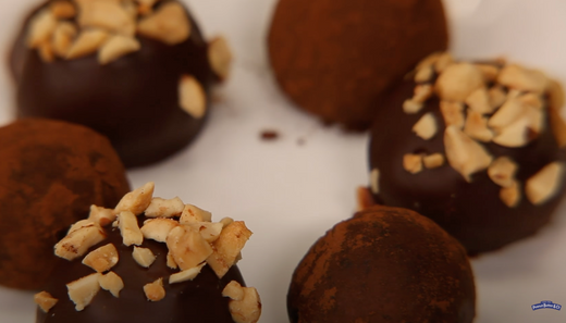 VIDEO RECIPE: Dark Chocolate Dreams Peanut Butter Truffles