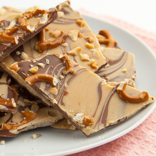 VIDEO RECIPE: Milk Chocolate Pretzel Peanut Butter Bark