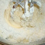 Add the flour mixture alternately with the milk, in 2-3 additions.