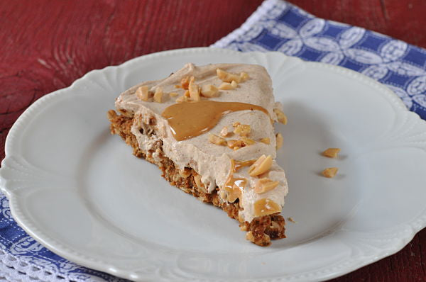 Peanut Butter and Oat-Crusted Breakfast Pizza