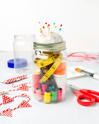 Colorful CREATE Jar DIY Bead Kit