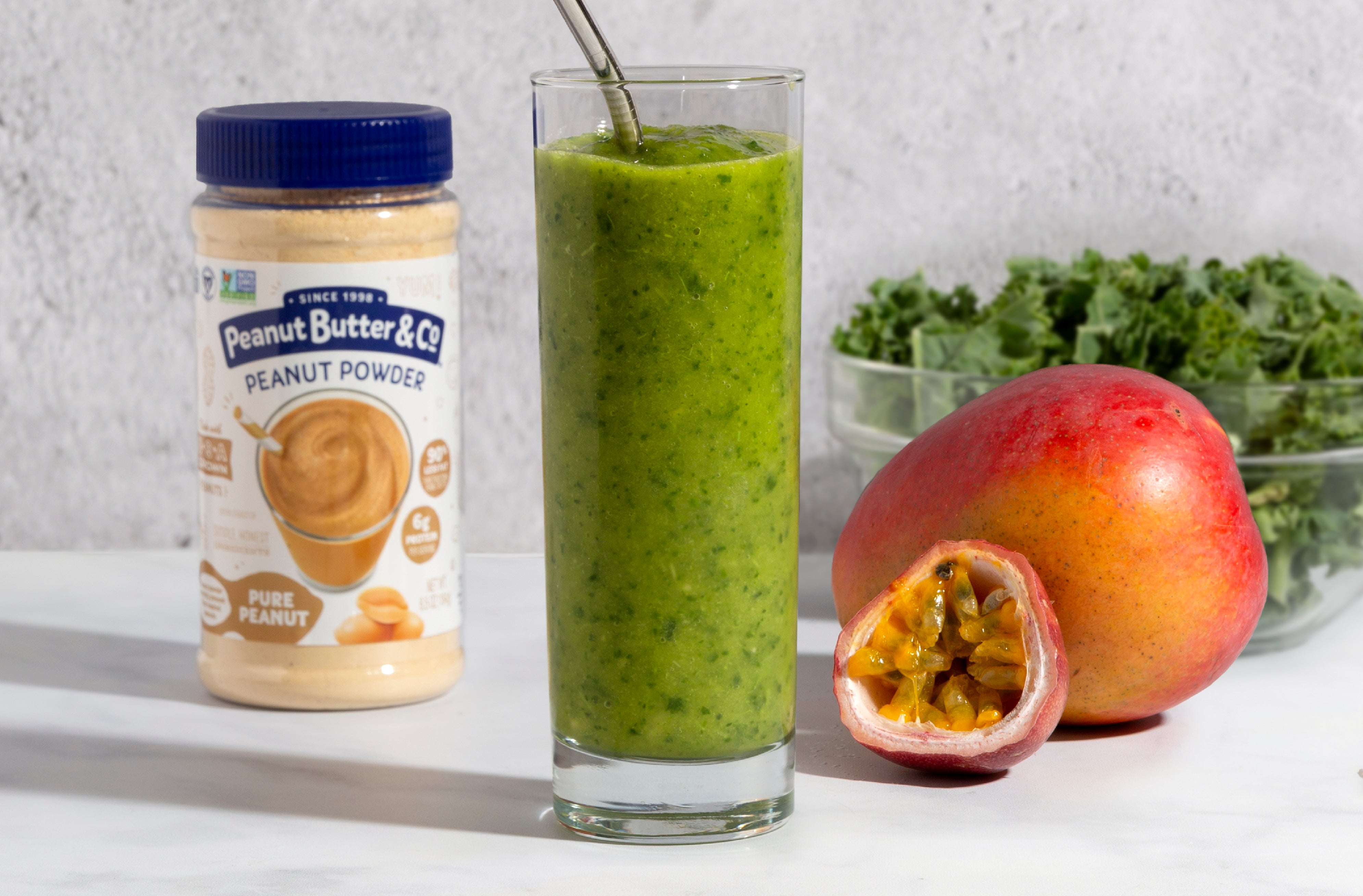 Peanut & Passion Fruit Green Smoothie