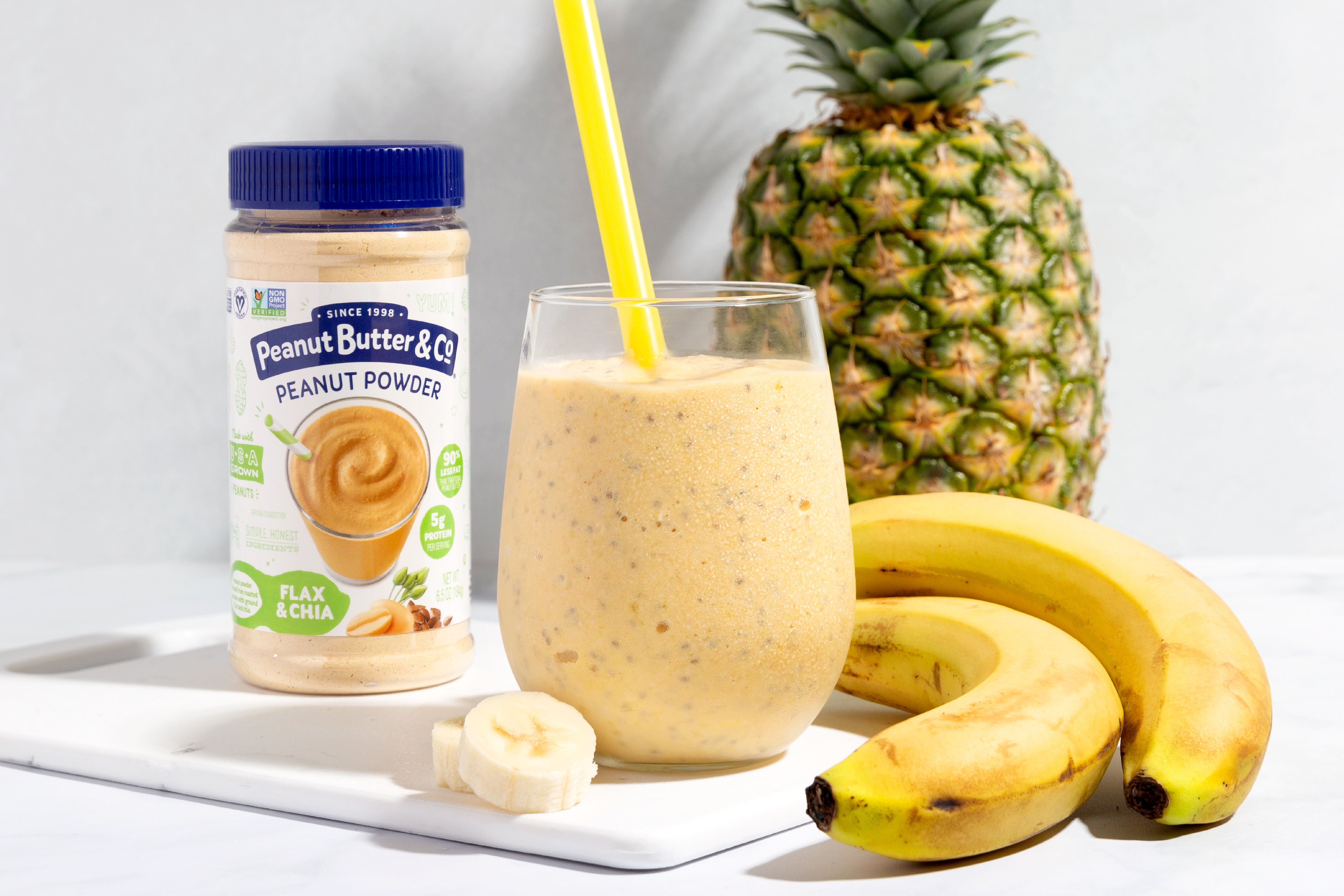 Skinny Pineapple Banana Smoothie – Peanut Butter & Co. -  