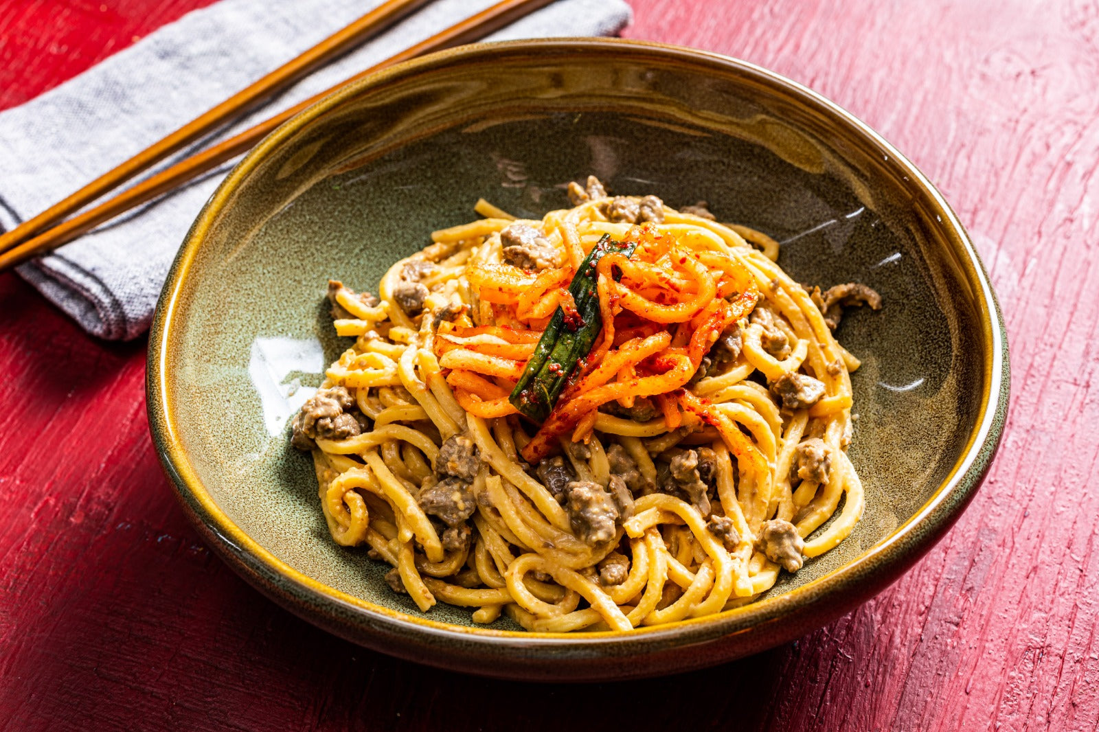 Longevity Noodles with Peanut Sauce