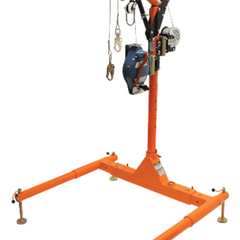 5PC Confined Space Davit System With 12 to 29 Inches Offset Davit Arm, Winch, and SRL-R