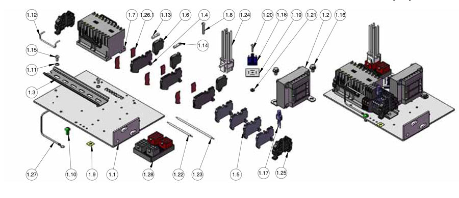 Next-Gen lodestar takelonderdelen | Grote frame -3phase contactor