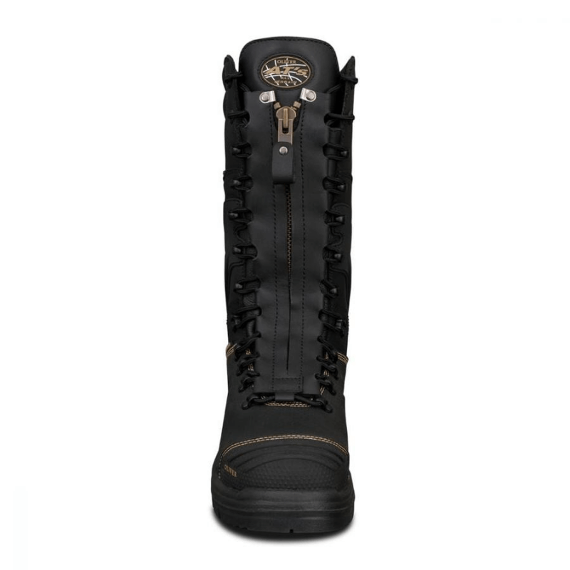 Black Met Guard Safety Toe Boot 