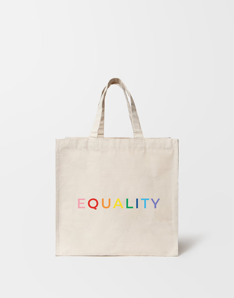 Canvas Tote - Equality | Reusable Shopping Bag | PRIDE | The Little Market