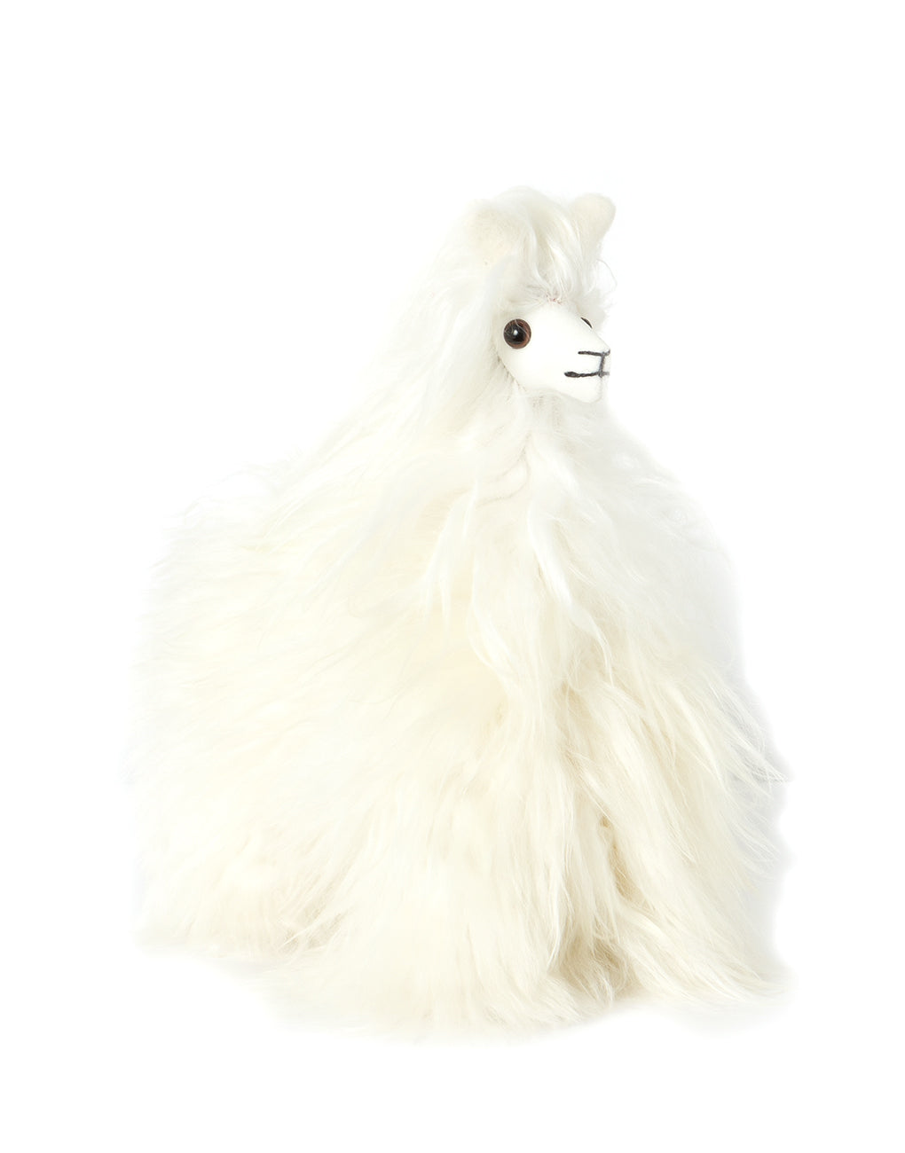 white llama stuffed animal