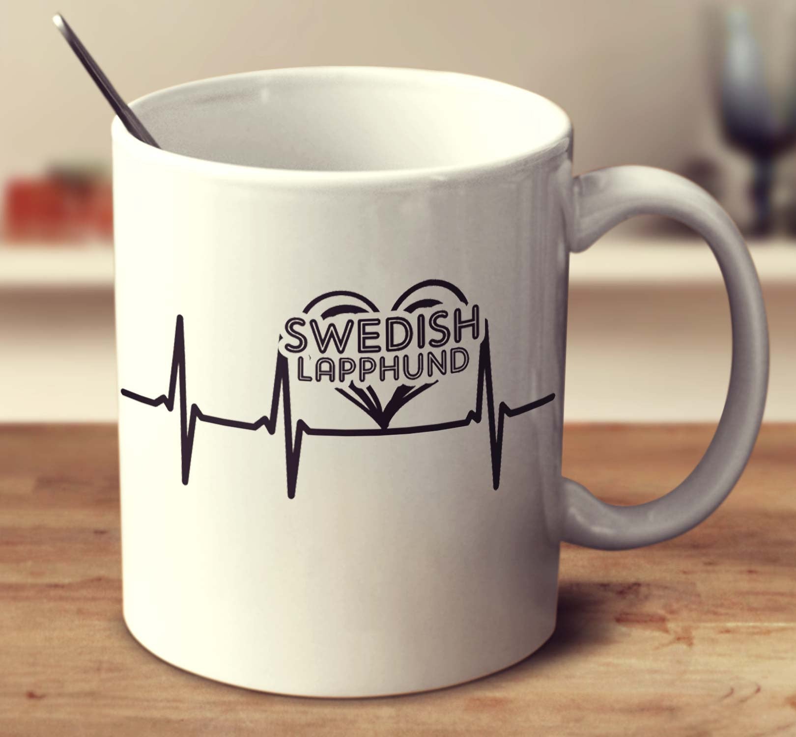 Swedish Lapphund Heartbeat - mug-empire