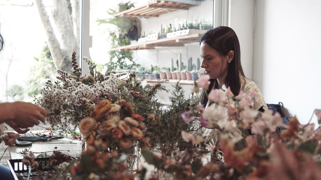 workshop tiara floral SP FLO atelier botânico