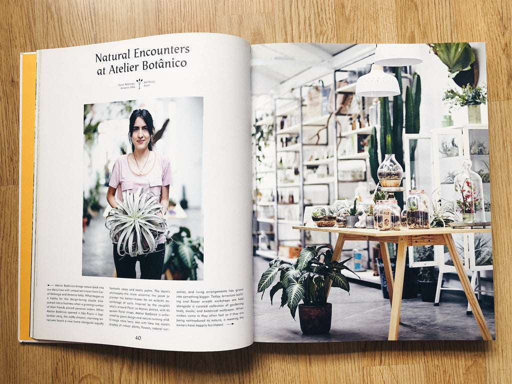 FLO atelier botânico destaque no livro internacional Evergreen Gestalten