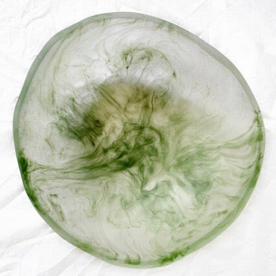 Resin 15" Bowl - Green