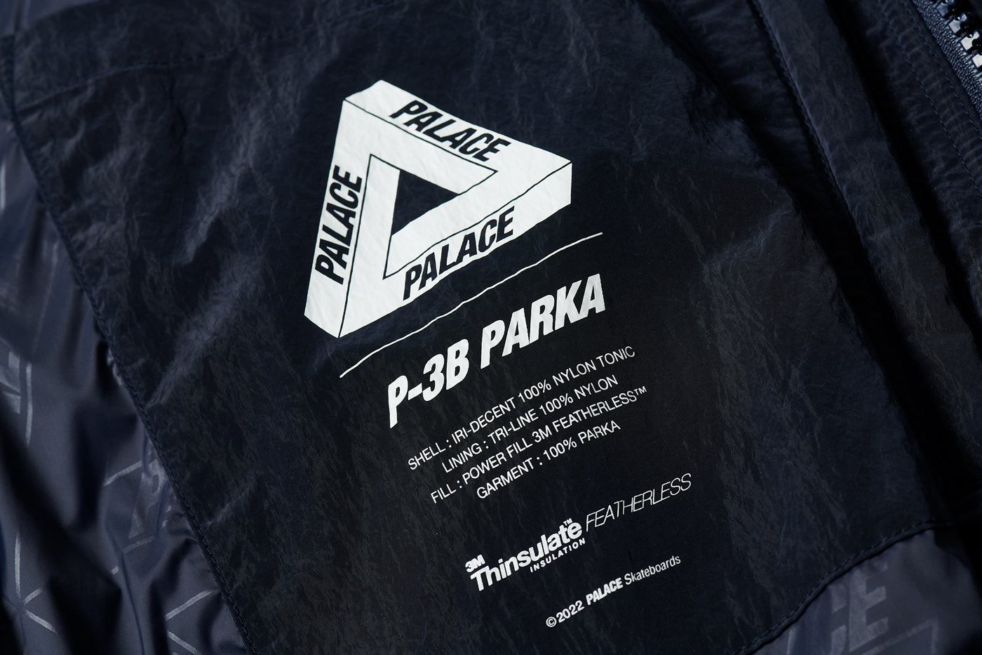 素晴らしい外見 PALACE P-3B BAFFLE PARKA BLACK gefert.com.br