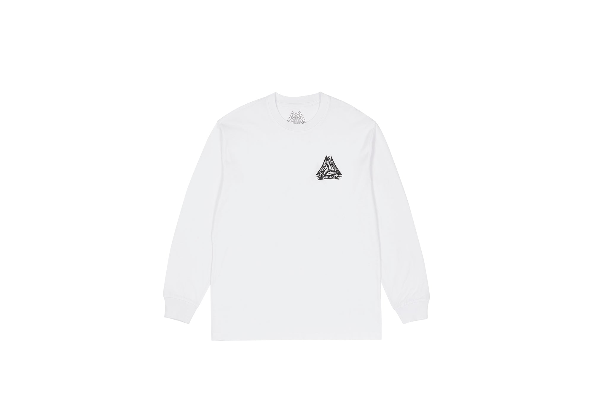 TRIBAL TRI LONGSLEEVE WHITE | PALACE SKATEBOARDS